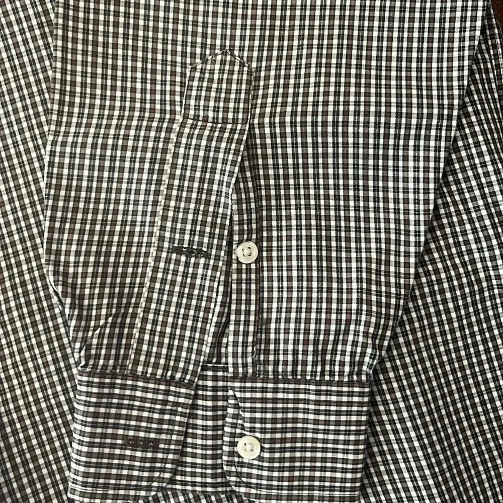 Vintage Polo Ralph Lauren Marlowe Mens L Black Red White Plaid pony Logo